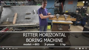 Ritter Horizontal Boring Machine R-803