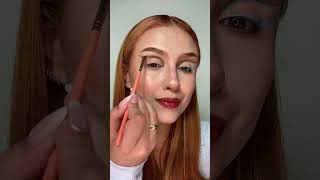 Tutorial de maquillaje con la paleta coco de Trendy - Maquillaje en tonos tierra con azul - #shorts