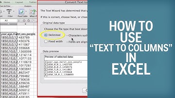 How To Use "Text To Columns" In Excel