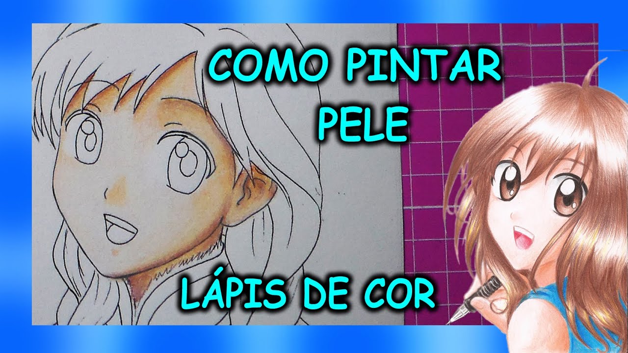 Como colorir tons de pele // com lápis coloridos