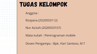 UTS - Pemrograman Mobile