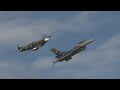 F16 et Spitfire [caméra PRO]