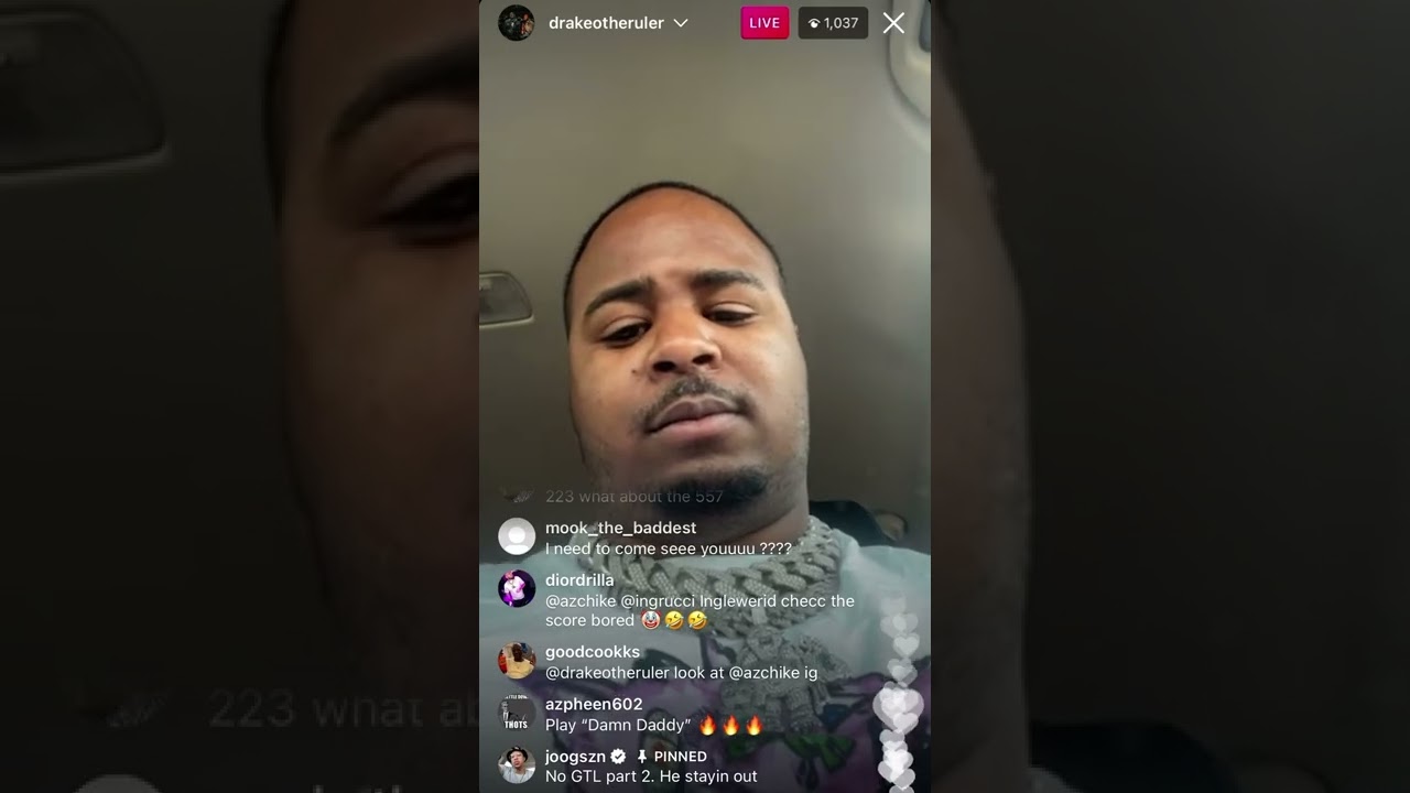 No Witnesses By Drakeo The Ruler and RJmrLA (LEAKED AUDIO IG LIVE) #lldtr  #stincteam #weknowthetruth 