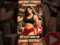 Ancient Fitness Training 30-Day Body Transformation with Warrior Exercises #shorts #shortsfeed
