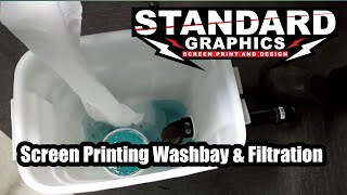 Screen Printing Washbay and Filtration System