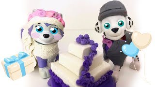 Marshall and Everest get Married Paw Patrol Save the Wedding Day Full Episodes Toys English