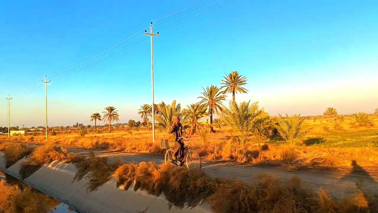 جوله في الحله ناحية أبي غرق البثويني بتجاه ابو عرايس 26/1/2026 الأثنين 