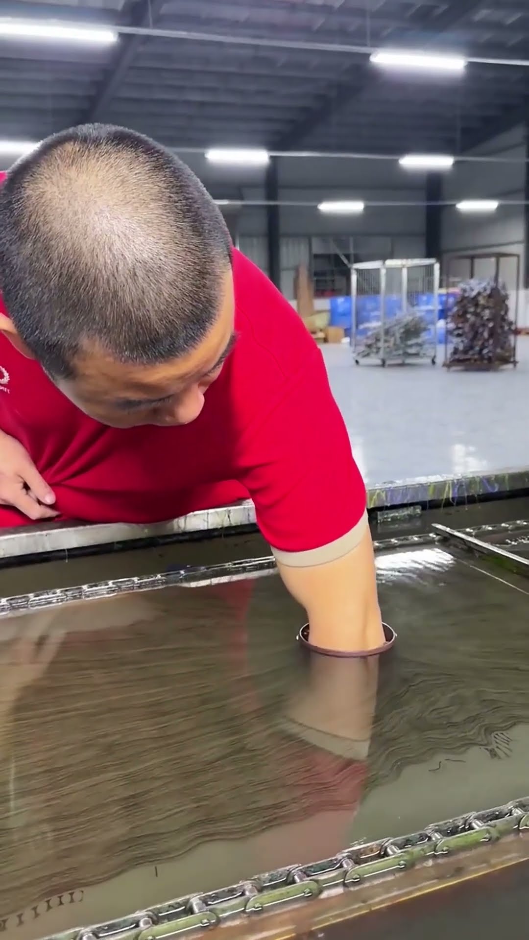 Metal layer printing wood grain process- Good tools and machinery make work easy