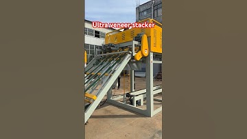 MingDing Ultra stacker #plywood #ultra #veneerpeelingmachine #woodworking #china #coreveneer