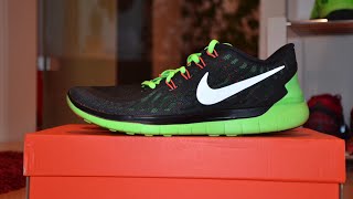 nike free 5.0 black and green