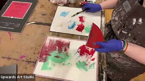 How to Use Gamblin Cold Wax Medium - Art Supply Showcase at Upwards Art Studio