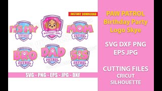 Free Free Paw Patrol Birthday Svg Free 382 SVG PNG EPS DXF File
