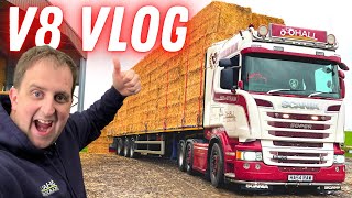 I Go PROPER Trucking | Straw Carting Is NOT For Me | V8 Convoy | #truckertim