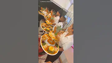 اجيو تشوفو اروع المأكولات و التحضيرات لعرس فخم و راقي جدا 