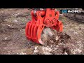 Ultra-fast Original Excavator Modern Technology - Extremely Powerful Wood Crusher Works, Excavator