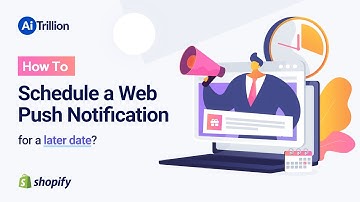 How to schedule a web push notification for a later date