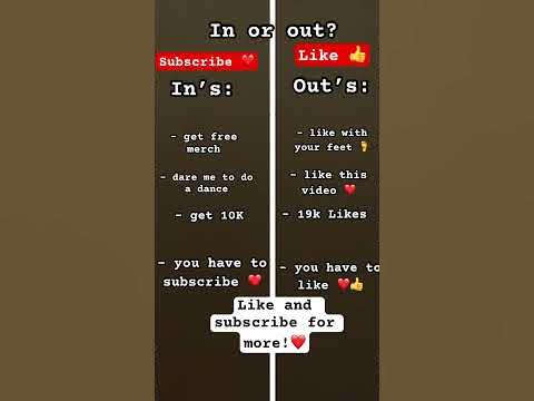 Like or subscribe?in or out challenge can you do it ? #fypシ゚viral #