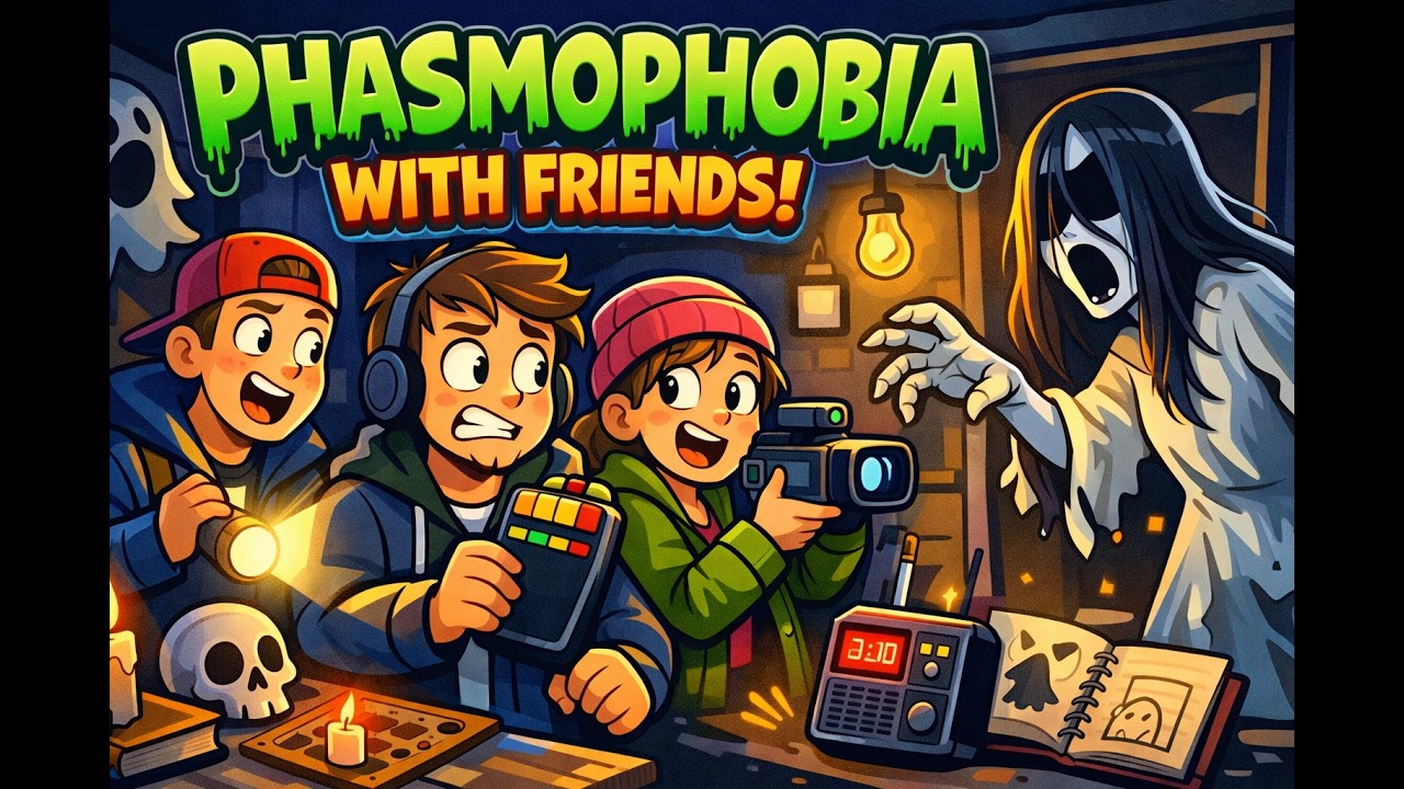 Ghost Hunt Gone PERFECT! | Phasmophobia With Friends 👻🔥