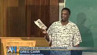 Lectures in History: Greg Carr and 'Maroonage'