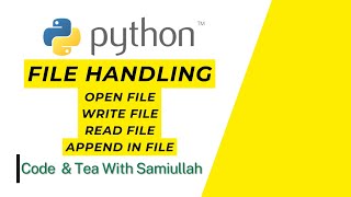 File Handling in Python | Python File Handling | Python tutorials for beginners