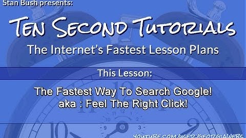 How To Search Google With A Simple Right Click