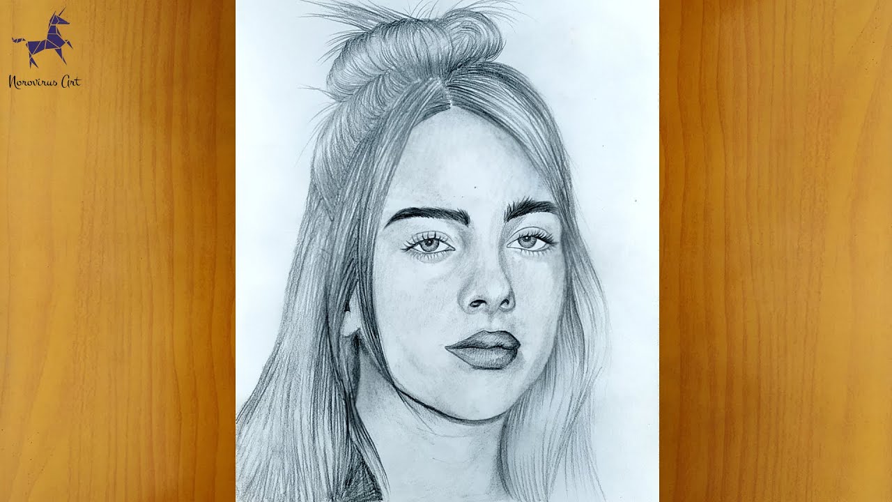 Pencil Drawing of Billie   rbillieeilish