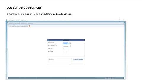 Integração Protheus x Ferramente de relatórios gráficos