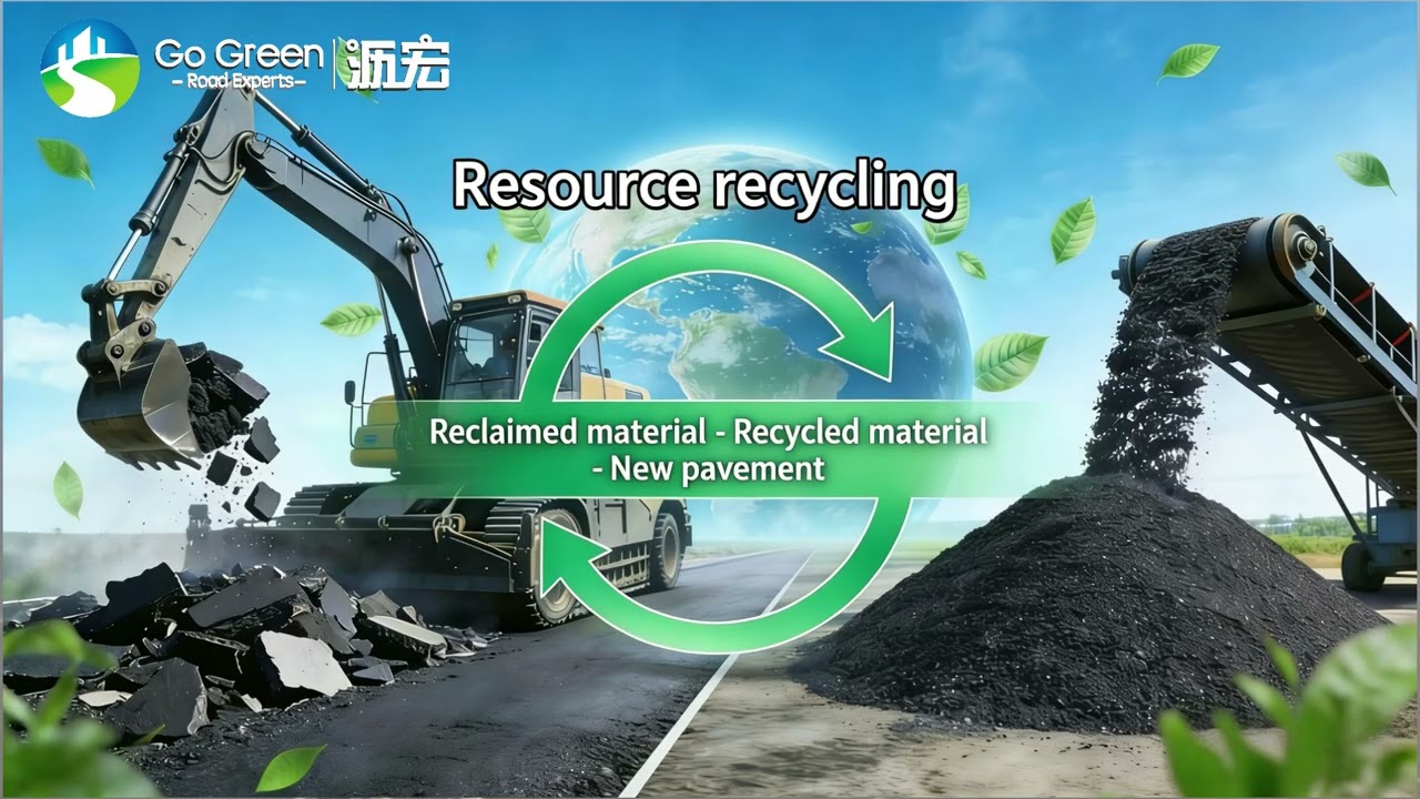 Go Green Hot Asphalt Rejuvenator – Additive for Recycled Asphalt Pavement (RAP)