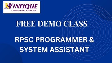 NEW BATCH ANNOUNCEMENT  RPSC PROGRAMMER & SYSTEM ASSISTANT