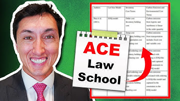 How to Outline to Ace Law School