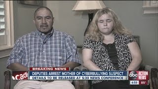 Alleged bully's mom charged with abuse