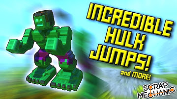 INCREDIBLE HULK, CRAZY CANNON, and MORE! (+ Channel News) - Scrap Mechanic Gameplay
