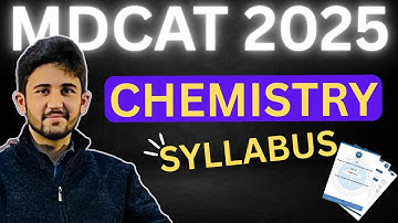 Which Topics to do in Chemistry for MDCAT || Complete Breakdown of MDCAT Syllabus 2025