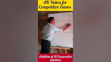 Addition of 10 Consecutive numbers