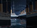 Titanic and the Britannic crash