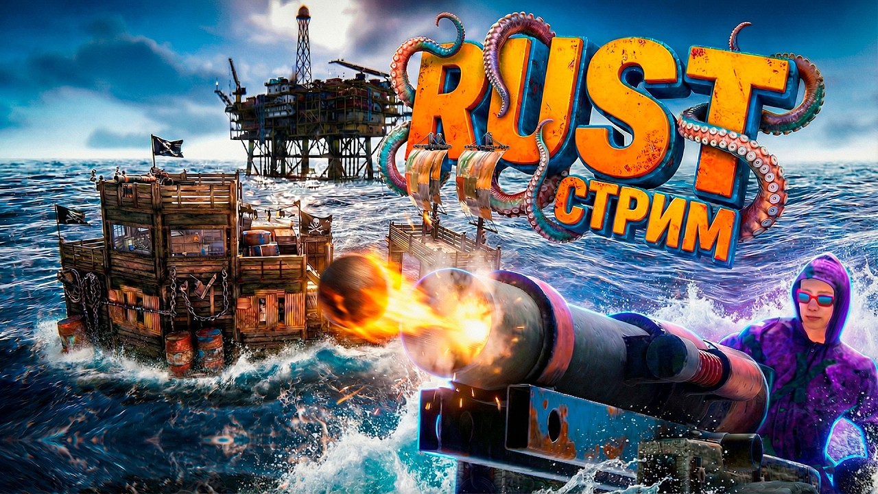 СОЛО СТАРТ в ГЛУБОКОМ МОРЕ в РАСТ RUST🔥СТРИМ ВЫЖИВАНИЕ в RUST РАСТ