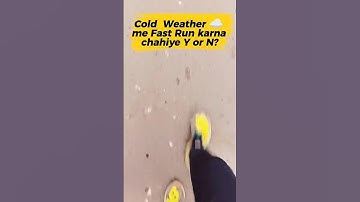 Winter Running: Fast Run YES or NO? | Progressive Run #ytshorts #10krun #shorts #kanpur #motivation
