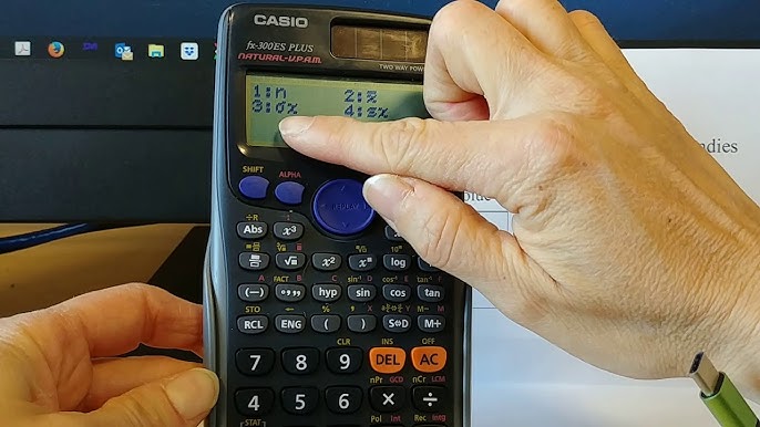 Casio fx-92 variance ? ecart type ? Calculer avec la calculette ???