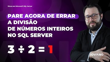 Pare agora de errar a divisão de números inteiros no SQL Server