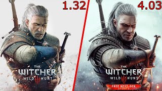 The Witcher 3: Wild Hunt 1.32 vs Next-Gen Update 4.03 PERFORMANCE TEST | NO DLSS | SAME SETTINGS