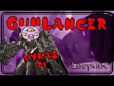 Gunlancer (Warlord) Vykas Gate 1 Legion Raid Normal Lost Ark Gameplay