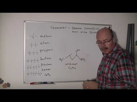 Video: Skillnaden Mellan Geometriska Isomerer Och Strukturella Isomerer