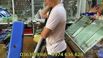 Bao đựng cần câu nhựa dẻo ABS chống va đập, bảo vệ cần câu và các dụng cụ đi câu tốt hơn kt 1,25m