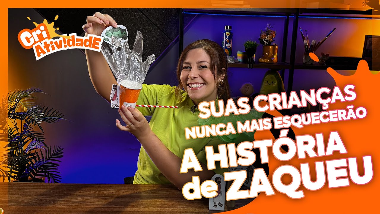 Atividades Criativas sobre a HISTÓRIA DE ZAQUEU! 🌳🧍🏽