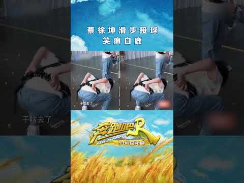 蔡徐坤滑步接球笑疯白鹿 Angelababy周深合伙“作弊”？#奔跑吧共富篇