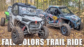 Fall Side by Side Trail Ride: Polaris RZR Pro XP Turbo, Can-Am Maverick X3, Kawasaki KRX 1000 - UTV