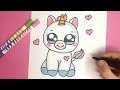 Wie zeichnet man ein niedliches Baby Einhorn - Kawaii Einhorn malen