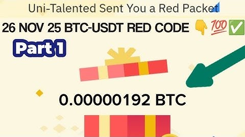 Binance Red Packet code in Binance Today Claim USDT BTC TON Red packet code 26 November 2025