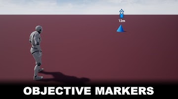 Unreal Objective Markers with Distance