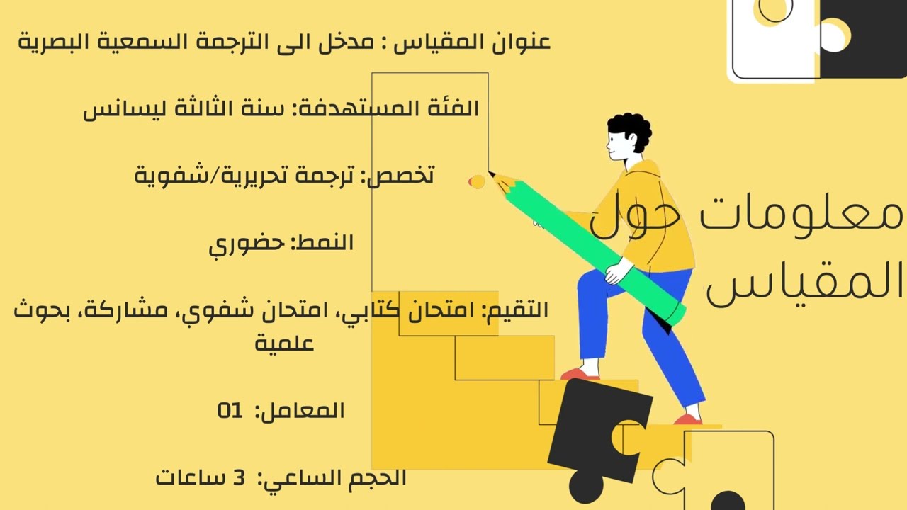 مقدمة حول مقياس مدخل إلى الترجمة السمعية البصرية